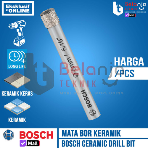 [EZM.3502358] Bosch Diamond Drill Bit Ceramic Granite 8 MM Mata Bor Keramik Granit