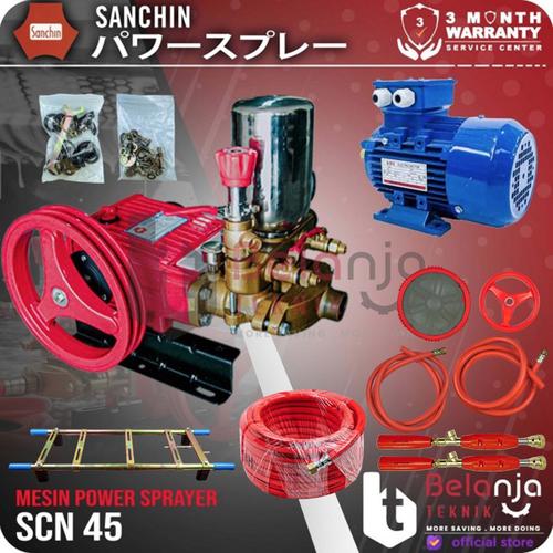 [EZM.3502476] SANCHIN Power Sprayer SCN 45 Steam + Elektro Motor ADK 5.5 HP 3 Phase