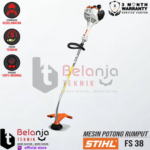[EZM.3502490] STIHL Brush Cutter FS 38 Mesin Potong Rumput Bensin 2 tak FS38