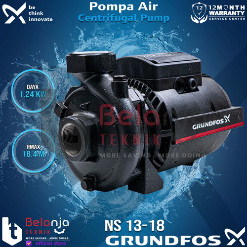 [EZM.3502491] Grundfos Mesin Pompa NS 13-18 M Air Single Stage Sentrifugal 1 Phase