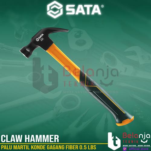 [EZM.3502548] Sata Palu Tukang Martil Konde Gagang Fiber 0.5 LBS 05605 Claw Hammer