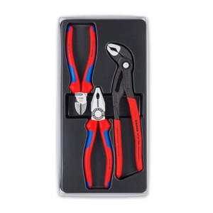 [EZM.3502549] Knipex Pliers Set 3 Pcs 00 20 09 V01 Tang Set Kombinasi Potong 3 Pcs