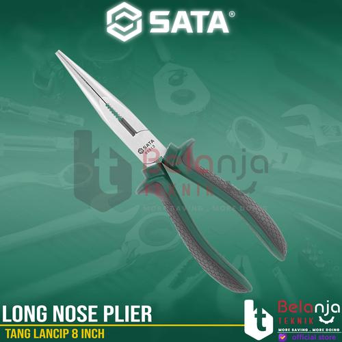 [EZM.3502551] Sata Long Nose Plier 8" In 05512 Tang Lancip 8 Inch Tang Lancip
