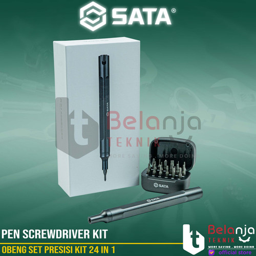 [EZM.3502558] Sata Obeng Set Presisi Kit 24 In 1 Magnetic Screwdriver Set 05108