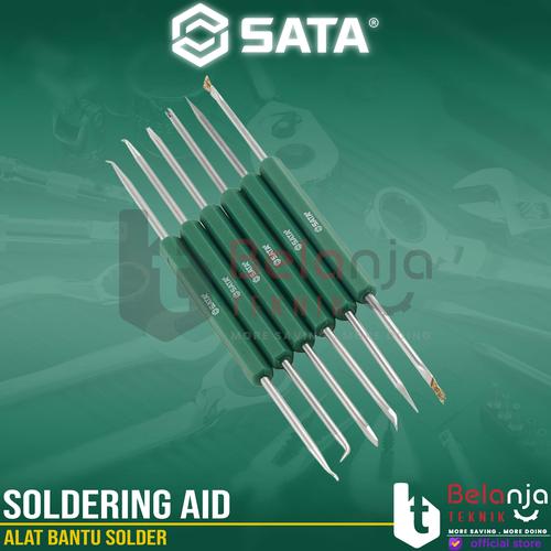 [EZM.3502573] Sata Soldering Aid Solder Kit Tool 6 PCS 03120 Alat Bantu Solder