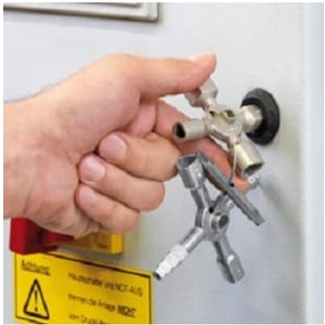 [EZM.3502580] Knipex Control Cabinet Keys Twinkey Kunci Panel Obeng 00 11 01