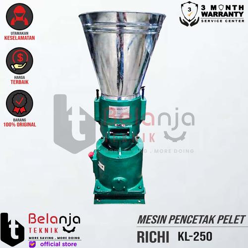 [EZM.3502597] Richi Mesin Pencetak Pellet KL-250 Mesin Cetak Pelet KL250 KL 250