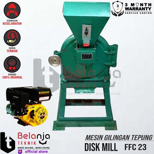 [EZM.3502621] FFC 23 Disk Mill Mesin Gilingan Tepung + Engine Firman FGE 220 HD