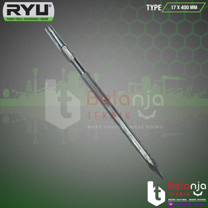 [EZM.3502629] Ryu Hexagon Pointed Chisel 17 X 400 MM Mata Bor Bobok Beton Lancip