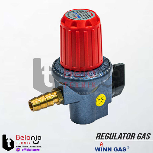 [EZM.3502677] Winn Gas Regulator High pressure W 181 M Regulator Gas Tanpa Meter SNI