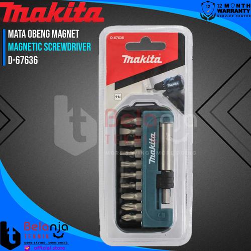 [EZM.3502691] Makita Magnetic Screwdriver Bit Set 10 Pcs Mata Obeng Magnet D-67636