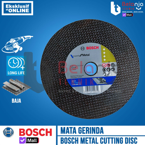 [EZM.3502726] Bosch Metal Cutting Disc 7 Inch X 3 MM Mata Batu Potong Besi Gerinda