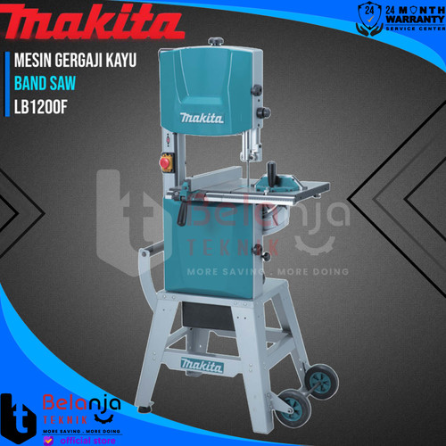 [EZM.3502727] Makita Band Saw LB 1200 F Mesin Gergaji Kayu Bandsaw LB1200F 900 Watt