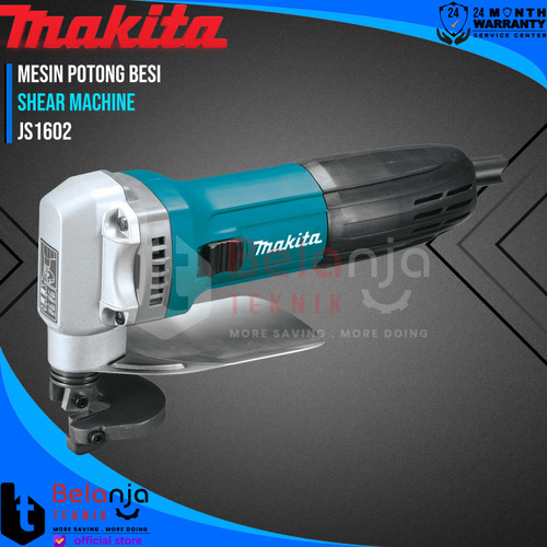 [EZM.3502747] Makita Shear Machine JS 1602 Mesin Potong Besi Logam Metal JS1602 380W