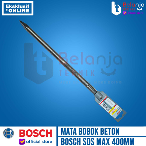 [EZM.3502826] Bosch Pointed Chisel SDS MAX 400MM Mata Bobok Beton Lancip Jack Hammer