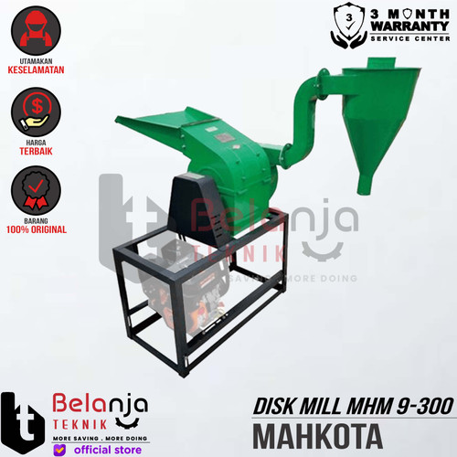 [EZM.3502835] Mahkota Disk Mill MHM9-300 Mesin Giling Tepung MHM 9-300 Unit Only
