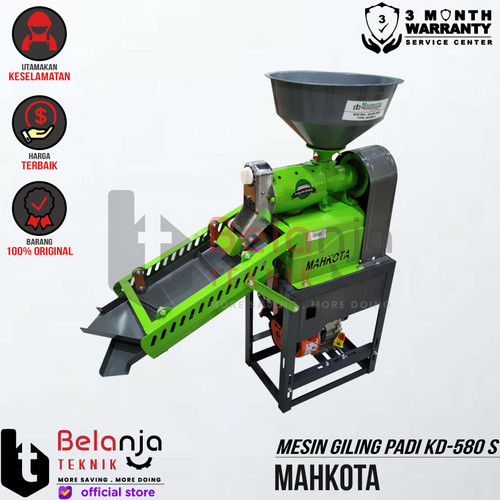 [EZM.3502838] Mahkota Mesin Giling Padi KD-580 S Kapasitas 200KG Unit Only
