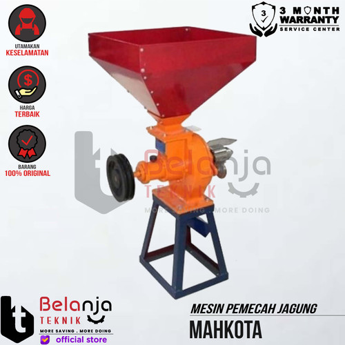 [EZM.3502840] Mahkota Mesin Giling Pemecah Jagung Biji Bijian Kedelai Unit Only