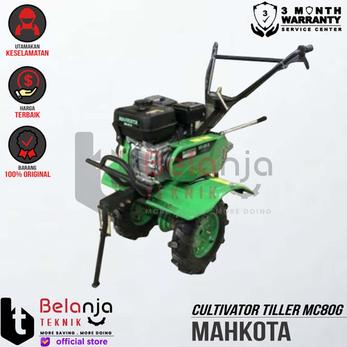 [EZM.3502844] Mahkota Cultivator Tiller MC 80 G Mesin Bajak Tanah Kering Unit Only