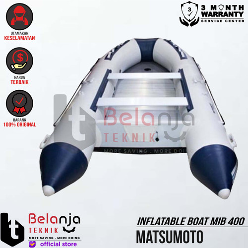 [EZM.3502851] Matsumoto Inflatable Boat MIB 400 Perahu Karet Kapasitas 8 Orang