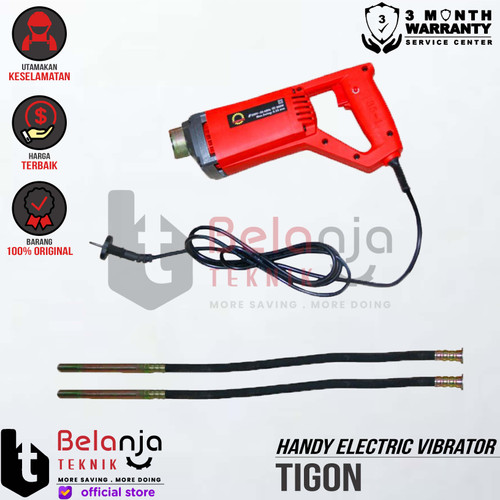 [EZM.3502853] Tigon Handy Electric Vibrator TG HEV 35-1 Mesin Vibrator 1100 Watt