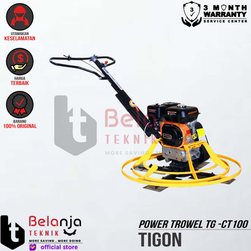 [EZM.3502859] Tigon Power Trowel TG -CT 100 Mesin Perata Lantai Body Only