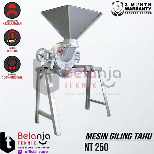 [EZM.3502869] PANDA Mesin Giling Tahu NT 250 Series 10 Inch Body Only