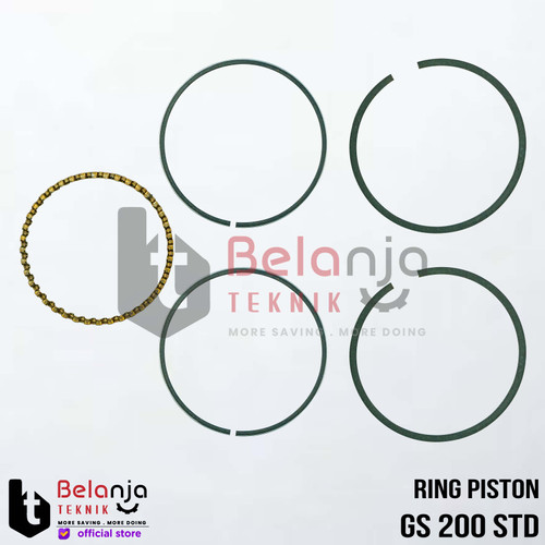 [EZM.3502915] Ring Piston Set GS 200 STD Sparepart Mesin Penggerak Ring Seher