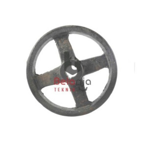 [EZM.3502936] Pully Besi B 2 Jalur 6 Inch Lubang As 32 MM Pulley Puli Besi Cor B2 6"
