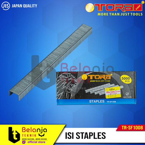 [EZM.3502967] TORA Refill Stapler Paku Tembak 8MM Model U Isi Staples Guntacker 8mm