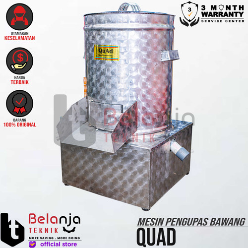 [EZM.3502988] QUAD Mesin Pengupas Bawang Merah Alat Kupas Bawang Merah Kapasitas 5kg