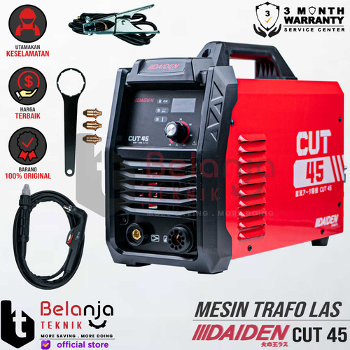 [EZM.3503005] Daiden Mesin Plasma Cut 45 Trafo Las Listrik Cutting Welding Machine