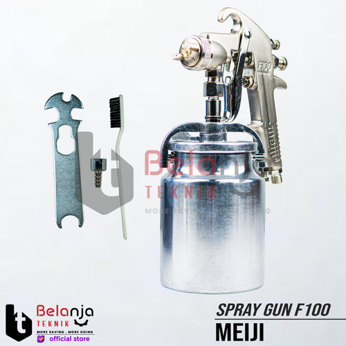 [EZM.3503045] Spray Gun Meiji F 100 Tabung Bawah Spraygun F100 Spit Cat Meiji F100