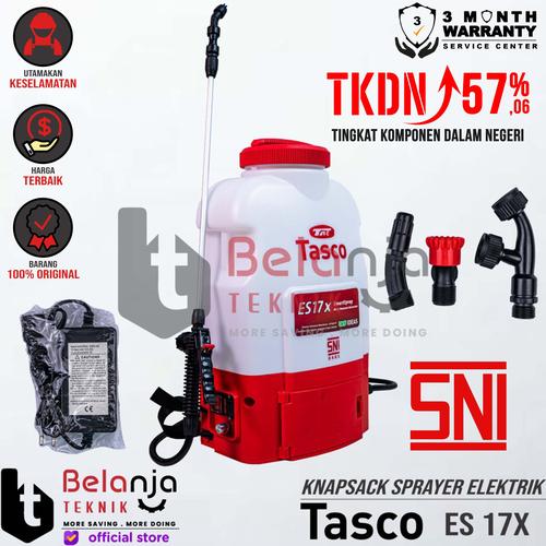 [EZM.3503048] Tasco Knapsack Sprayer Elektrik ES 17 X Alat Semprot Hama ES 17X