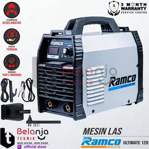 [EZM.3503120] Ramco Mesin Travo Las Listrik Inverter Ultimate 120 A Trafo MMA 120A