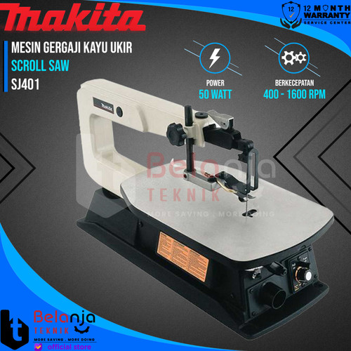 [EZM.3503122] Makita Scroll Saw SJ 401 Mesin Gergaji Kayu Ukir Triplek Pigura SJ401
