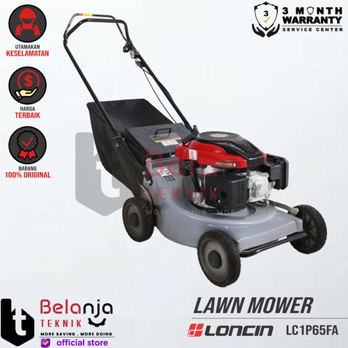 [EZM.3503168] Loncin Lawn Mower Komodo Potong Rumput Dorong 5.5 HP 19 Inch LC1P65FA