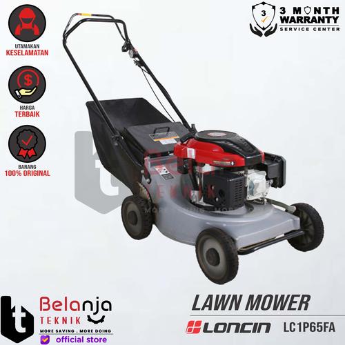 [EZM.3503168] Loncin Lawn Mower Komodo Potong Rumput Dorong 5.5 HP 19 Inch LC1P65FA
