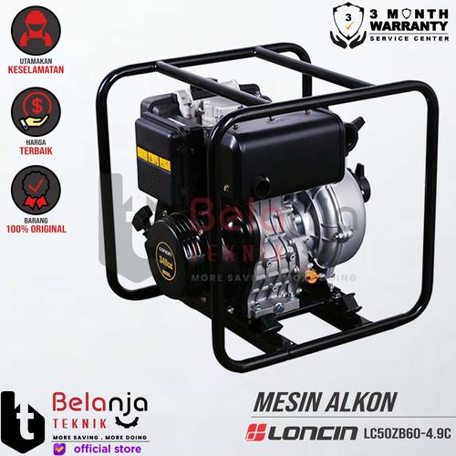 [EZM.3503189] Loncin Mesin Pompa Air Diesel Irigasi Alkon 2" LC 50ZB 60-4.9 C 2 Inch