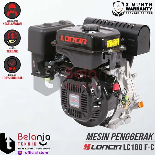 [EZM.3503206] Loncin Mesin Penggerak Bensin LC 180 F-C 10 HP Engine Serbaguna LC180