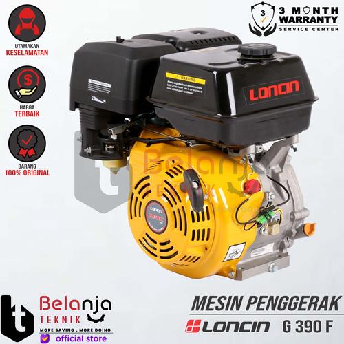 [EZM.3503211] Loncin Mesin Penggerak Bensin G 390 F 13 HP Engine Serbaguna G390 13HP