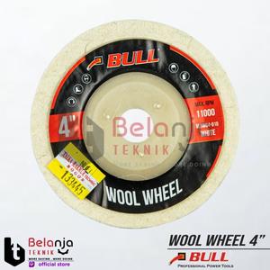 [EZM.3503228] Bull Mata Gerinda Poles Wool 4 Inch Batu Gurinda Polishing Woll Wol 4"