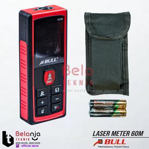 [EZM.3503230] Bull Alat Pengukur Digital BLLM 01-060 Meteran Laser Digital 60 Meter