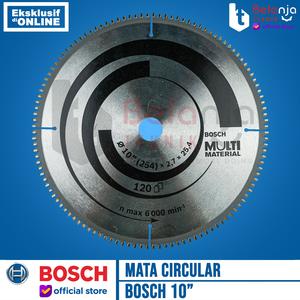 [EZM.3503244] Bosch Saw Blade Multimaterial 10 Inch X 120 T Mata Gergaji Potong 120T