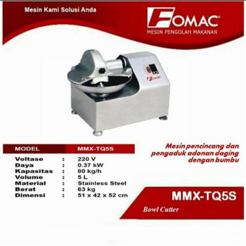 [EZM.3503281] FOMAC MMX-TQ5S Meat Bowl Cutter/Mixer Adonan Bakso/Mesin Pengaduk