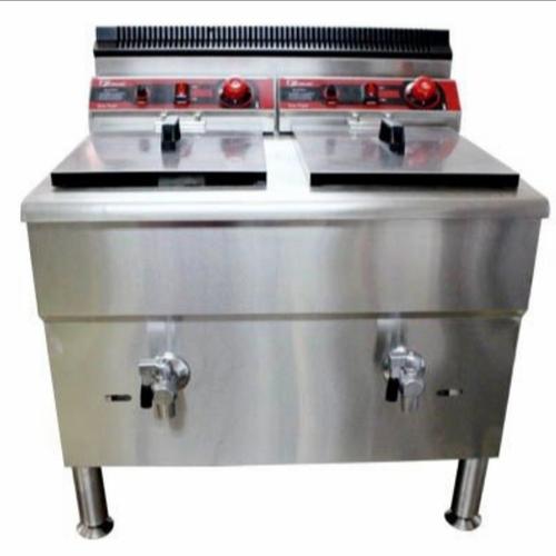 [EZM.3503289] Fomac Deep Fryer Gas Double Tank FRY G 172 Penggorengan Fomac FRY G172