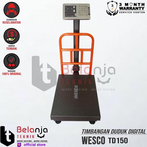 [EZM.3503304] Wesco Westco Timbangan Duduk Digital TD150 150 KG Digital Scare TD 150