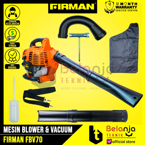 [EZM.3503455] Firman Mesin Blower & Vacuum FBV70 Peniup Agin Debu 2 In 1 FBV 70 4Tak
