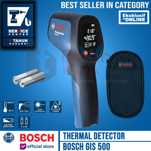 [EZM.3503464] Bosch Professional Thermal Detector GIS 500 Detektor Suhu Thermo Gun