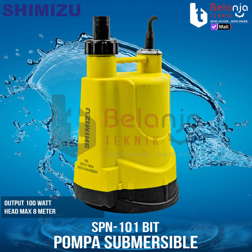 [EZM.3503550] Mesin Pompa Kolam Shimizu SPN 110 Bit Submersible Pump Pompa Tandon SPN110 190 Watt
